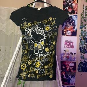 Hello Kitty Small Black T-Shirt
